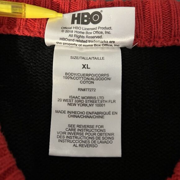 Game of Thrones Joy to the Realm Mens XL Sweater Ugly Christmas Holiday Movie - Picture 6 of 7